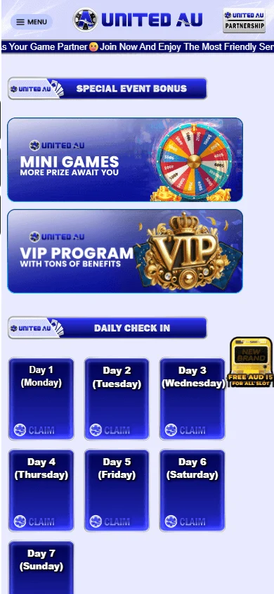 United Au Casino mobile promotions